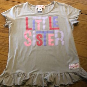 Ruffle Girl flutter sleeve ruffle tee size 12